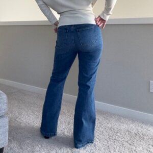 Ann Taylor High Waist Bootcut Sailor Jean